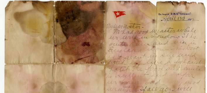 «Φτάνουμε Τετάρτη»: πόσο δημοπρατήθηκε η επιστολή επιβάτη του Τιτάνικου