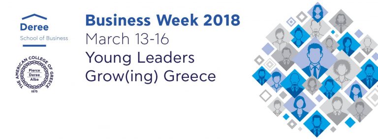 Business Week 2018 στο Deree: Young Leaders Grow(ing) Greece