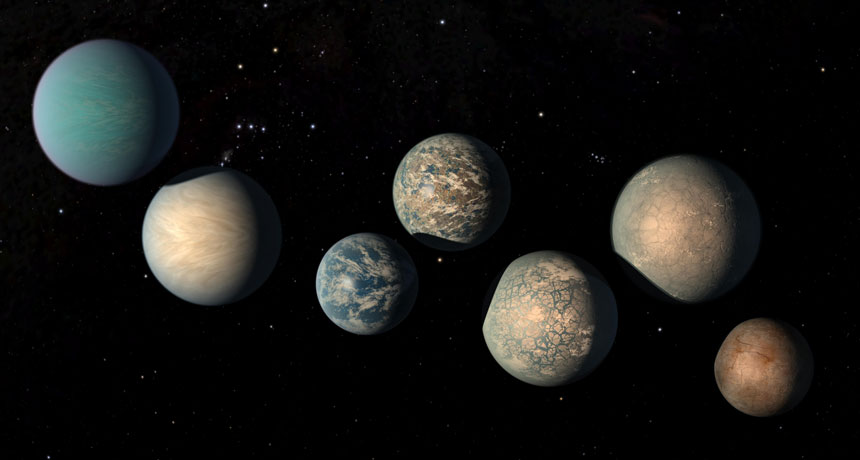Απέραντοι ωκεανοί δύο πλανήτες του TRAPPIST-1