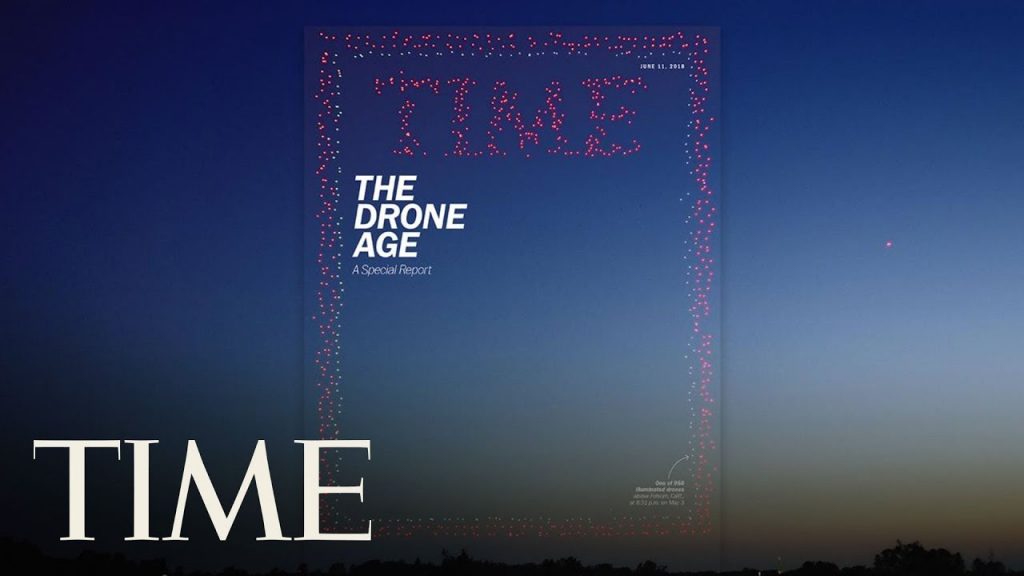 Στον ουρανό από drones το νέο εξώφυλλο των Times