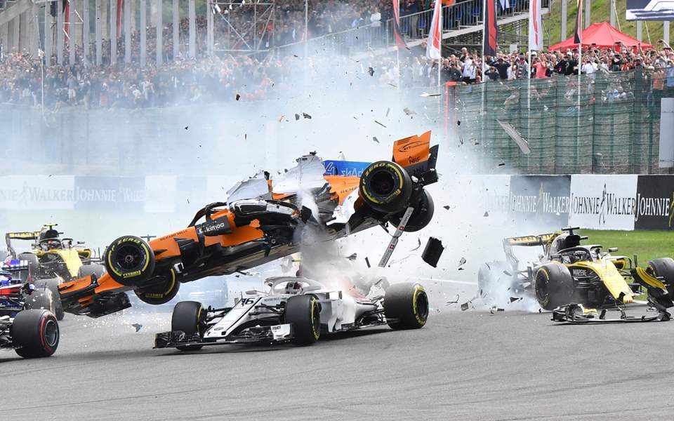 Το σύστημα προστασίας Halo έσωσε οδηγό της Formula 1