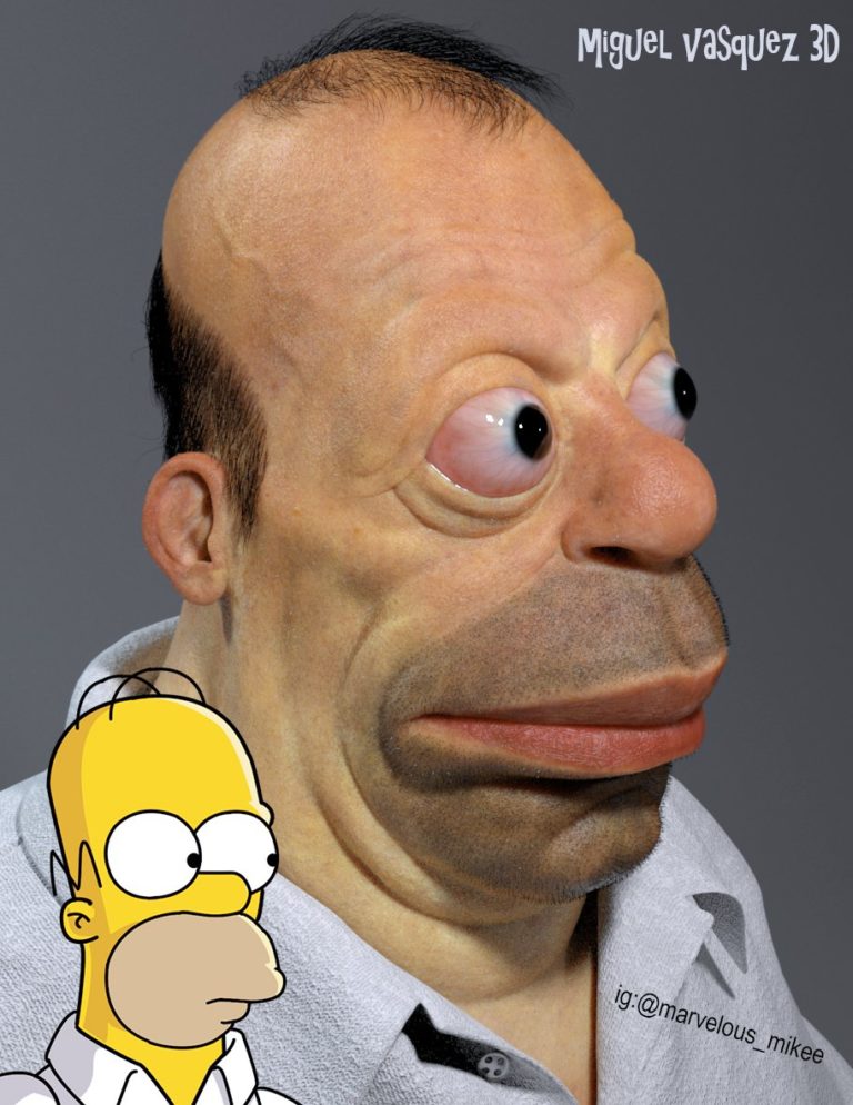 Πώς θα ήταν ο Homer Simpson αν ήταν υπαρκτό πρόσωπο;