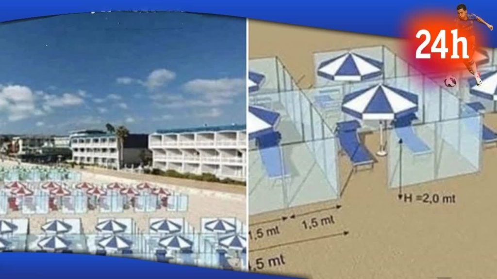 Ηλιοθεραπεία αλά ιταλικά: Παραλίες με… πλέξιγκλας για να μην χαθεί η σεζόν (Βίντεο)