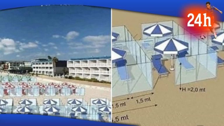 Ηλιοθεραπεία αλά ιταλικά: Παραλίες με… πλέξιγκλας για να μην χαθεί η σεζόν (Βίντεο)