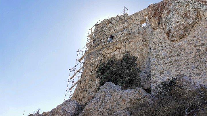 Σωτήριες αναστηλώσεις στο κάστρο της Αστυπάλαιας
