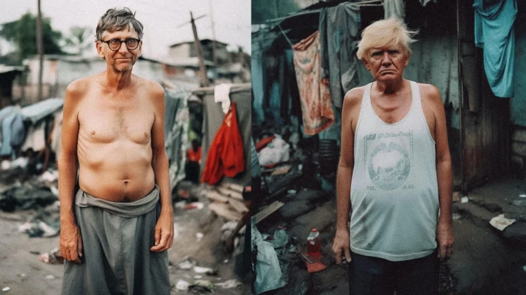 Δείτε πώς θα ήταν Γκέιτς, Τραμπ, Μασκ, Μπέζος αν ήταν φτωχοί