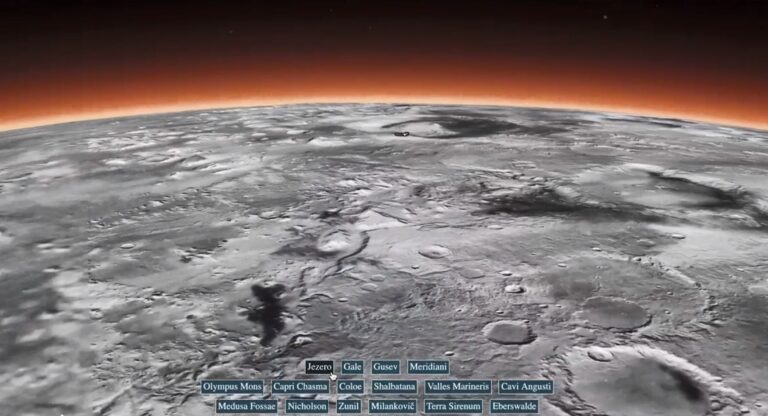 NASA: Νέος διαδραστικός 3D χάρτης μάς «ταξιδεύει» στον Άρη