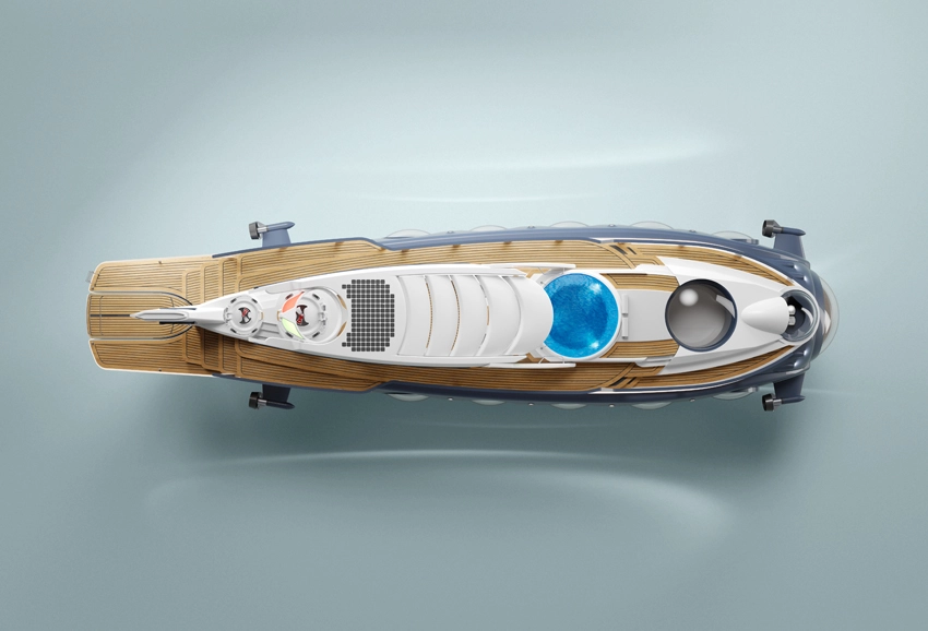 Το σκάφος Nautilus είναι superyacht και υποβρύχιο