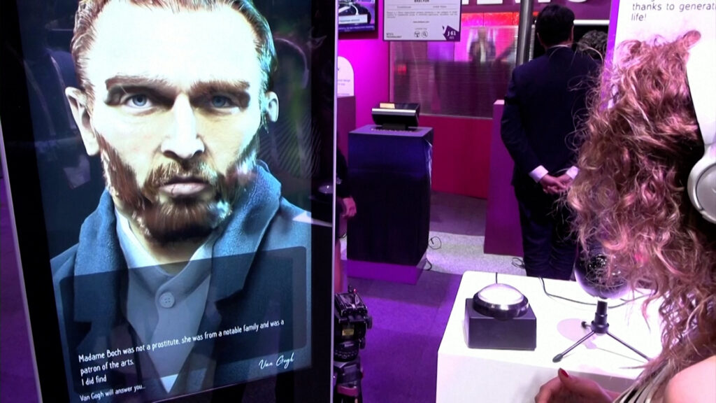Η τεχνητή νοημοσύνη που επαναφέρει στη ζωή τον Βαν Γκογκ σε έκθεση τεχνολογίας στο Παρίσι (video)