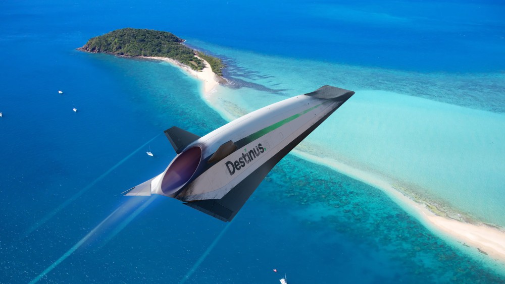Υπερηχητικό drone πέταξε με τους πρώτους υβριδικούς κινητήρες υδρογόνου στον κόσμο