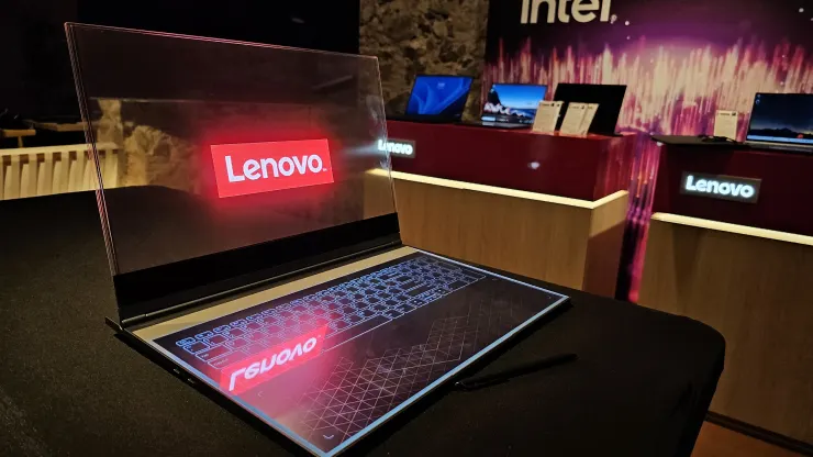 Laptop με διάφανη οθόνη παρουσίασε η Lenovo