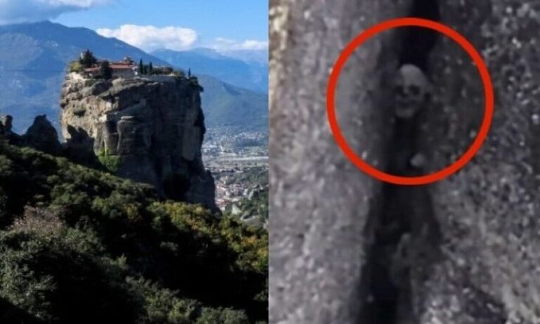 Πεζοπόροι ανακάλυψαν «γιγάντιο κρανίο» στα Μετέωρα – Οι θεωρίες συνωμοσίας στα social