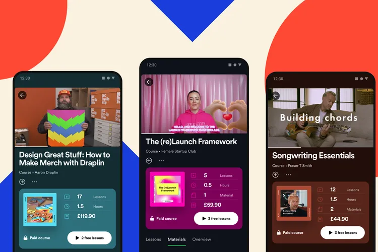 Spotify: Προσφέρει πλέον και video με online courses