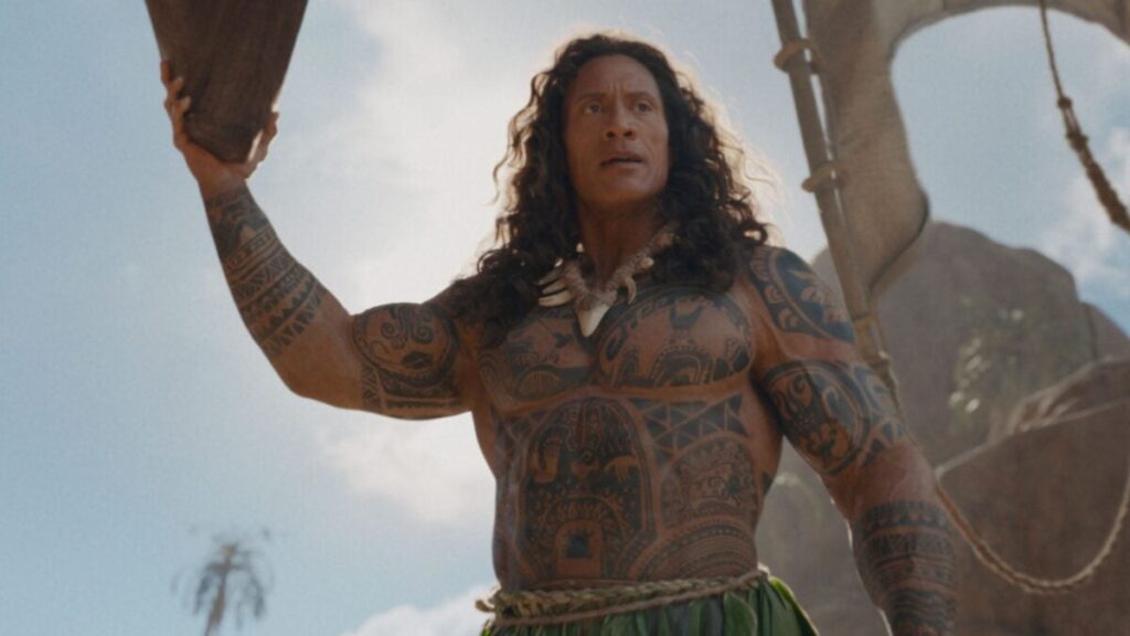 Ο Dwayne Johnson έγινε Maui με 40 κιλά προσθετικά και μια περούκα που ζυγίζει επτά κιλά βρεγμένη