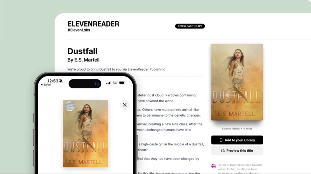 AI Audiobooks: Η ElevenLabs Ανοίγει Πόρτα Σε Συγγραφείς με αμοιβές 1,10$/11λεπτο