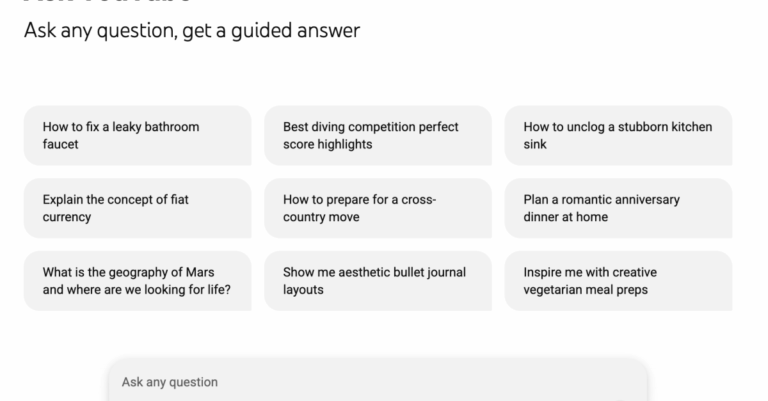 Η Google δοκιμάζει αναζήτηση με AI chatbot στο YouTube