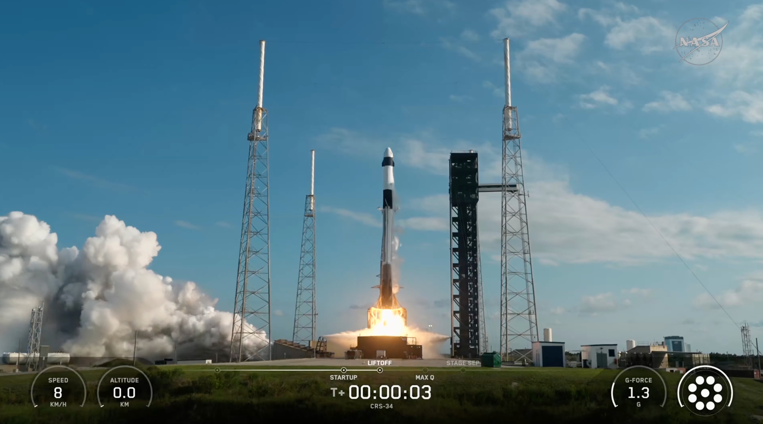 SpaceX: Εκτόξευση της αποστολής CRS-34 με φορτηγό Dragon προς τον Διεθνή Διαστημικό Σταθμό