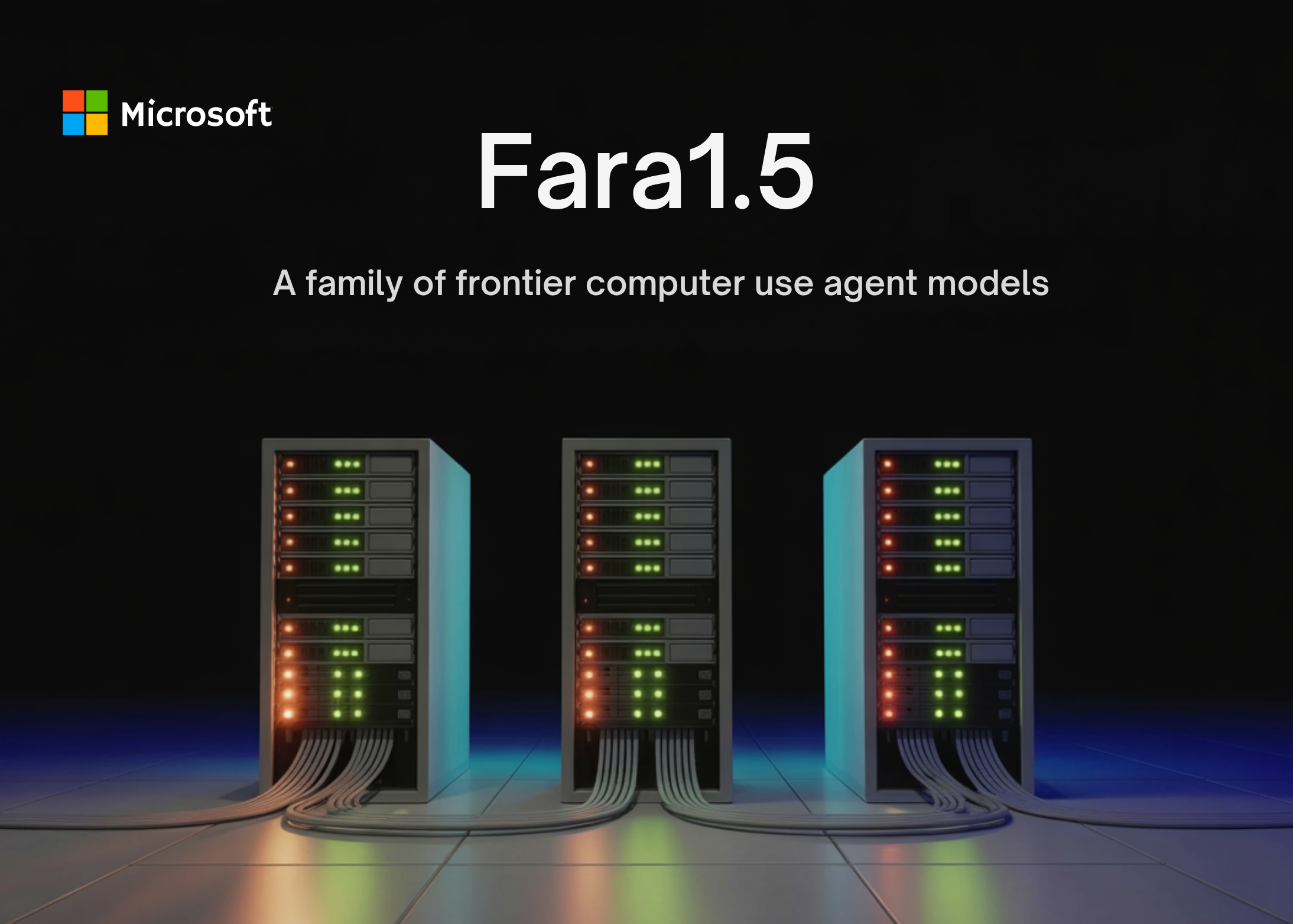 Η Microsoft κυκλοφορεί το Fara1.5: οικογένεια πρακτόρων χρήσης υπολογιστή για browser (4B/9B/27B) που ξεπερνούν τα OpenAI Operator και Gemini 2.5 Computer Use στο Online-Mind2Web