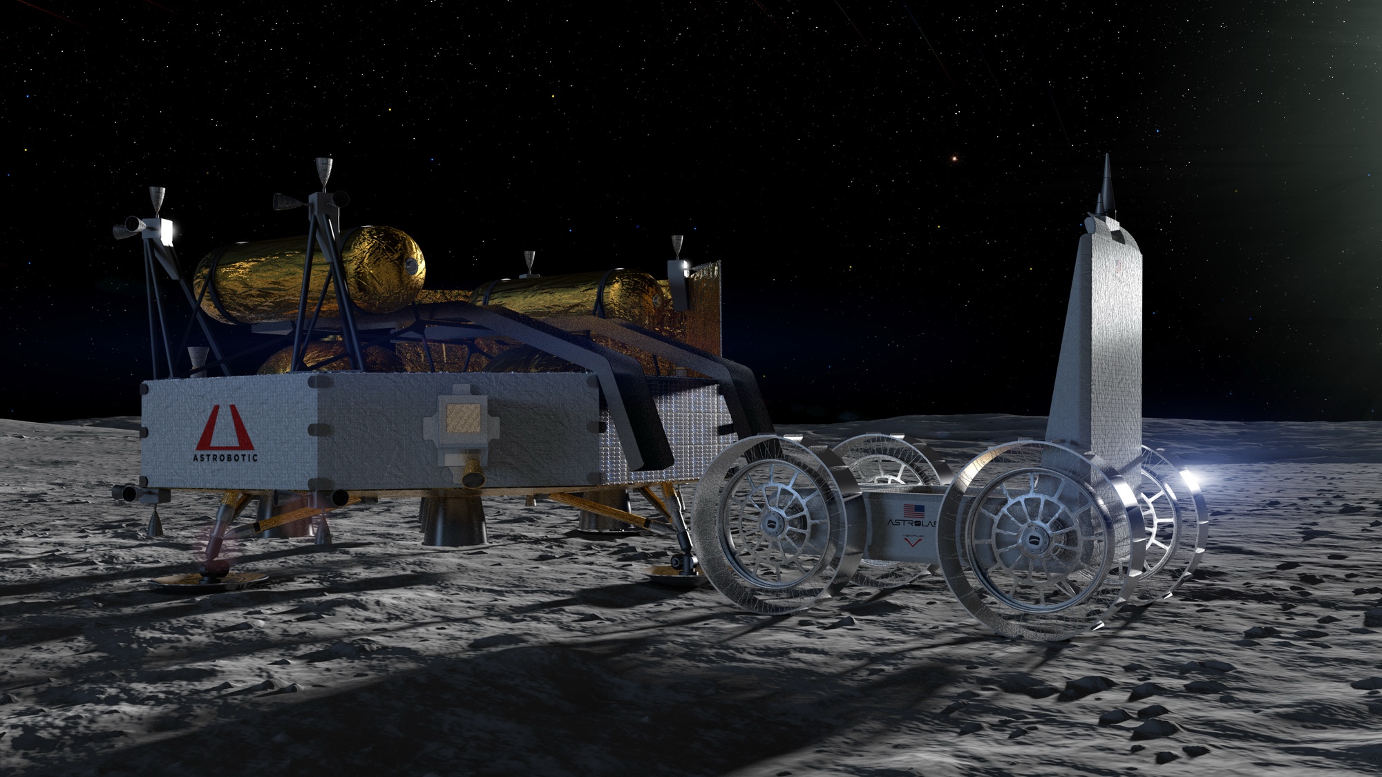 Η Voyager εξαγοράζει την Astrobotic για σεληνιακές υποδομές