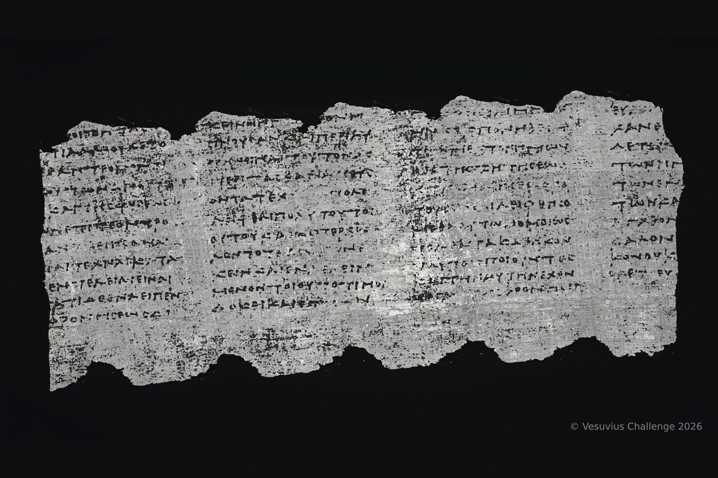 Αποκρυπτογραφήθηκαν τα σωζόμενα τμήματα 2.000 ετών φιλοσοφικού κειμένου που διασώθηκε από την έκρηξη του Βεζούβιου
