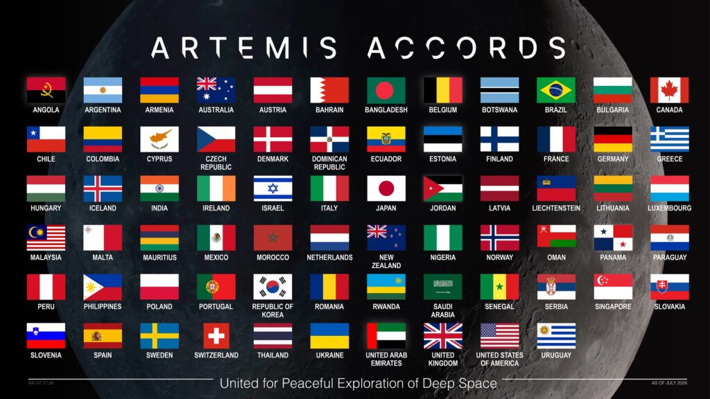Ο Μαυρίκιος υπέγραψε τις Συμφωνίες Artemis, 70ή χώρα συνολικά